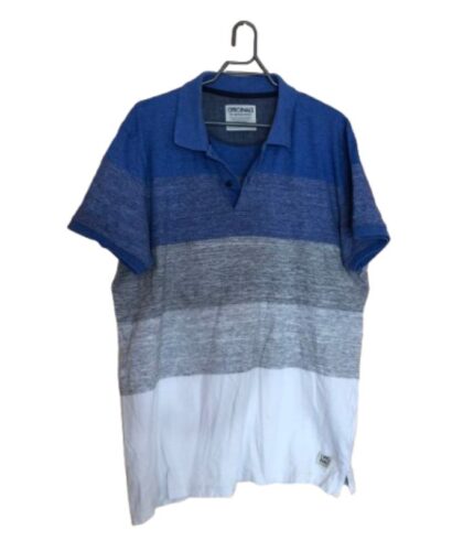 Jack & Jones Originals Blue Striped Polo Shirt