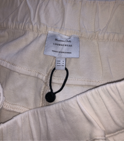 Mango Dutti Loungewear - Beige Soft Pants