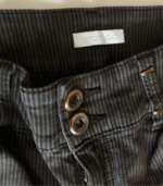 Promod Dark Grey Striped Pants